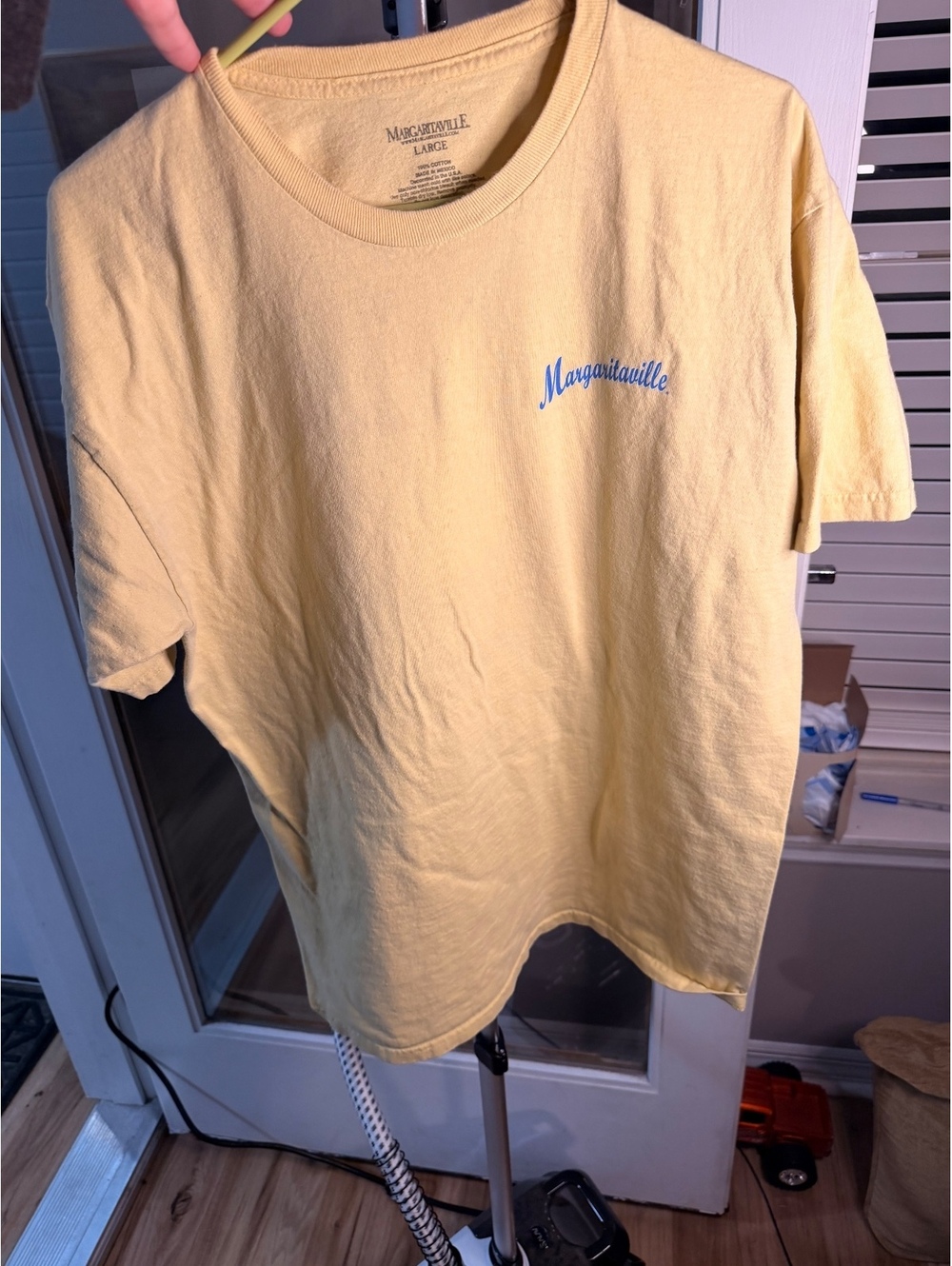 Margaritaville Growing Older Yellow Graphic T Shirt